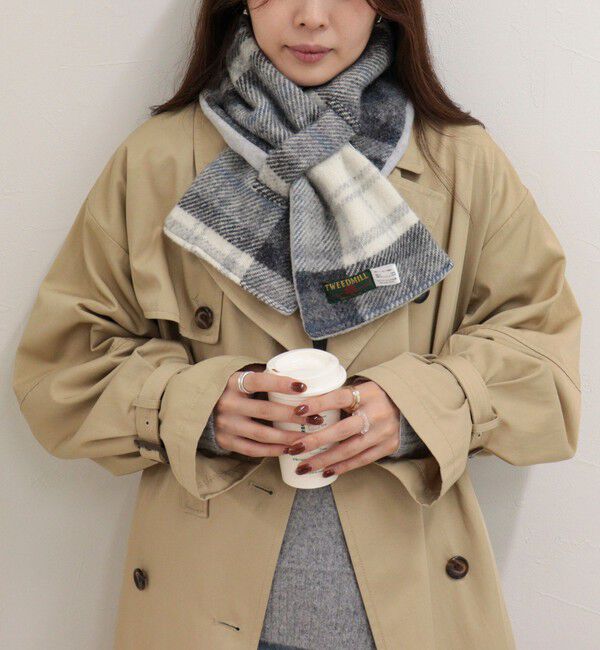 fredy emue「《毎年予約完売》【TWEEDMILL/ツイードミル】別注カラーウール&times;フリースリバーマフラー」|ストール|