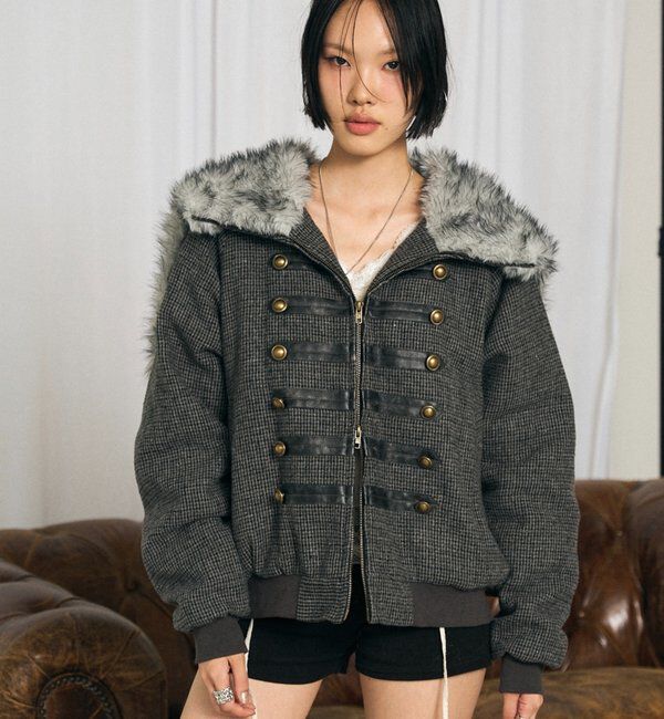  「【26AW LOOK掲載品番/WEB限定サイズあり】ナポレオンファーブルゾン」|ブルゾン・スタジャン|