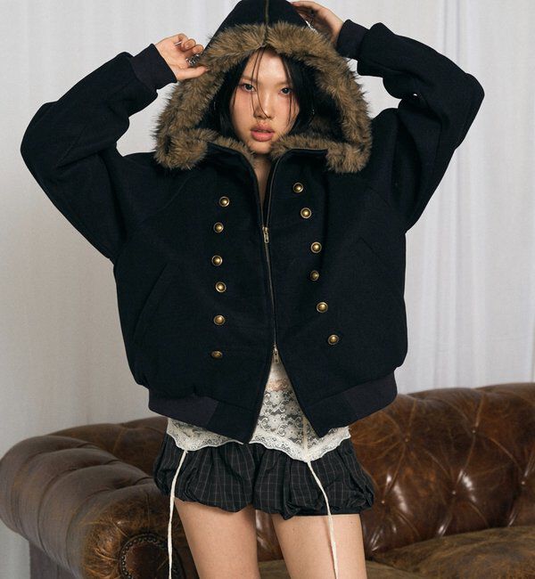  「【26AW LOOK掲載品番/WEB限定サイズあり】ナポレオンファーブルゾン」|ブルゾン・スタジャン|
