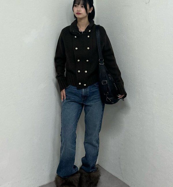  「【26AW LOOK掲載品番】ヘリテージWボタンニット」|ニット・セーター|