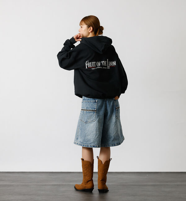 ABAHOUSE「【FRUIT OF THE LOOM】PRINT HOODIE4/ロゴプリント/」|パーカー|