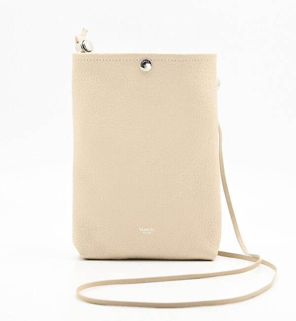 Rouge vif「【blancle/ブランクレ】レザーショルダーバッグ/S.LEATHER B5」|ショルダー・メッセンジャー|ライトベージュ