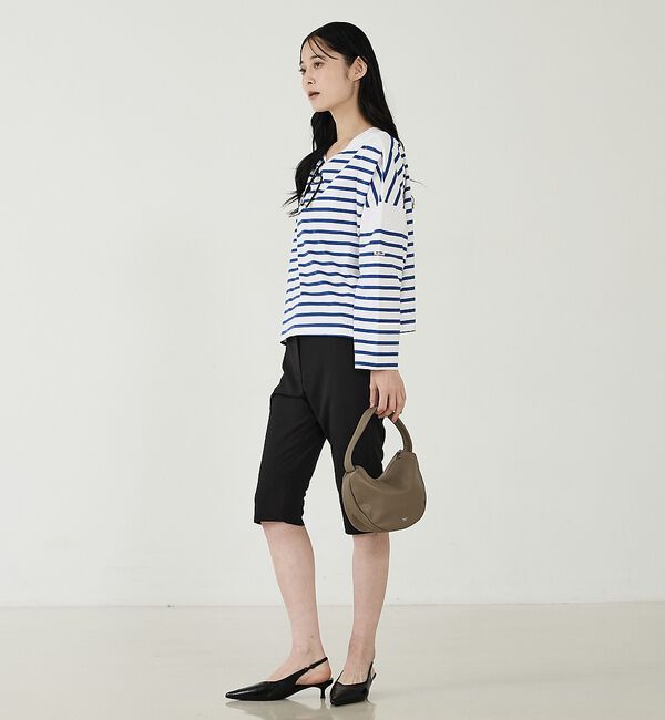 Rouge vif「【blancle/ブランクレ】レザースモールバッグ/S.LEATHER SEMI」|ハンドバッグ|