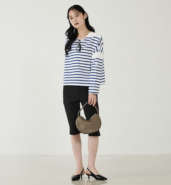 Rouge vif「【blancle/ブランクレ】レザースモールバッグ/S.LEATHER SEMI」|ハンドバッグ|