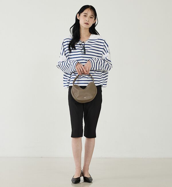 Rouge vif「【blancle/ブランクレ】レザースモールバッグ/S.LEATHER SEMI」|ハンドバッグ|