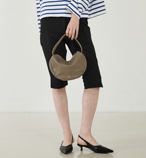 Rouge vif「【blancle/ブランクレ】レザースモールバッグ/S.LEATHER SEMI」|ハンドバッグ|