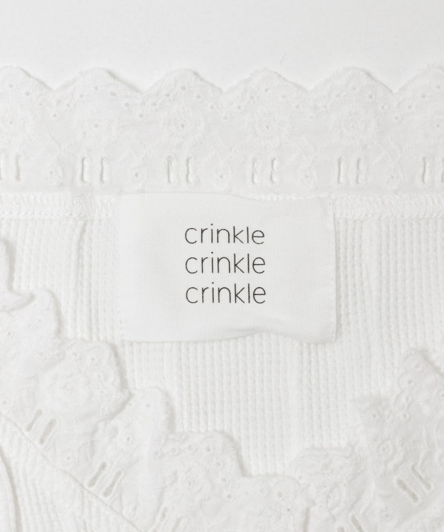 URBAN RESEARCH「crinkle crinkle crinkle　WAFFLE FRILL VEST」|ベスト・ジレ|
