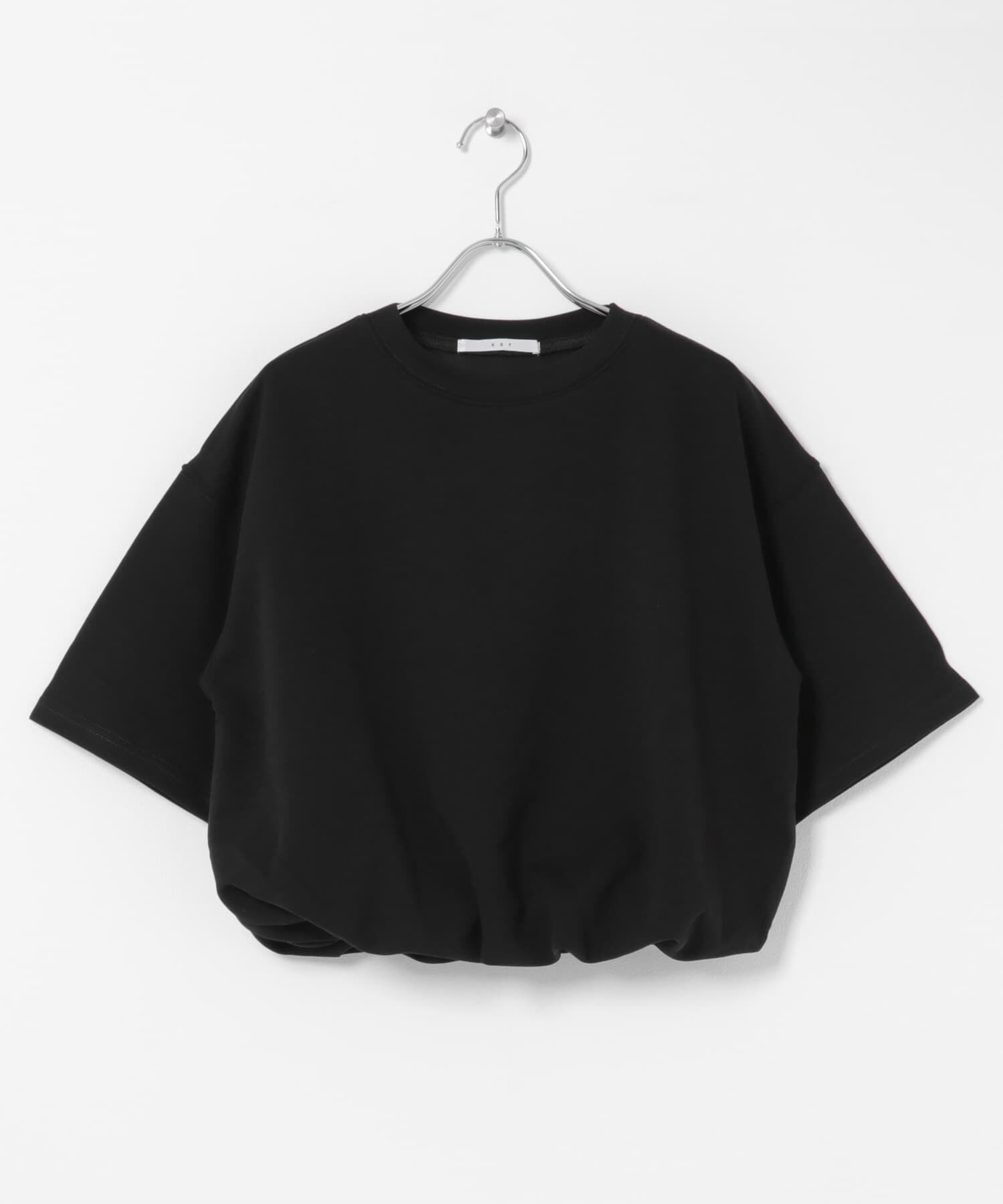  「ハーフスリーブバルーンヘムトップス」|Tシャツ・カットソー|