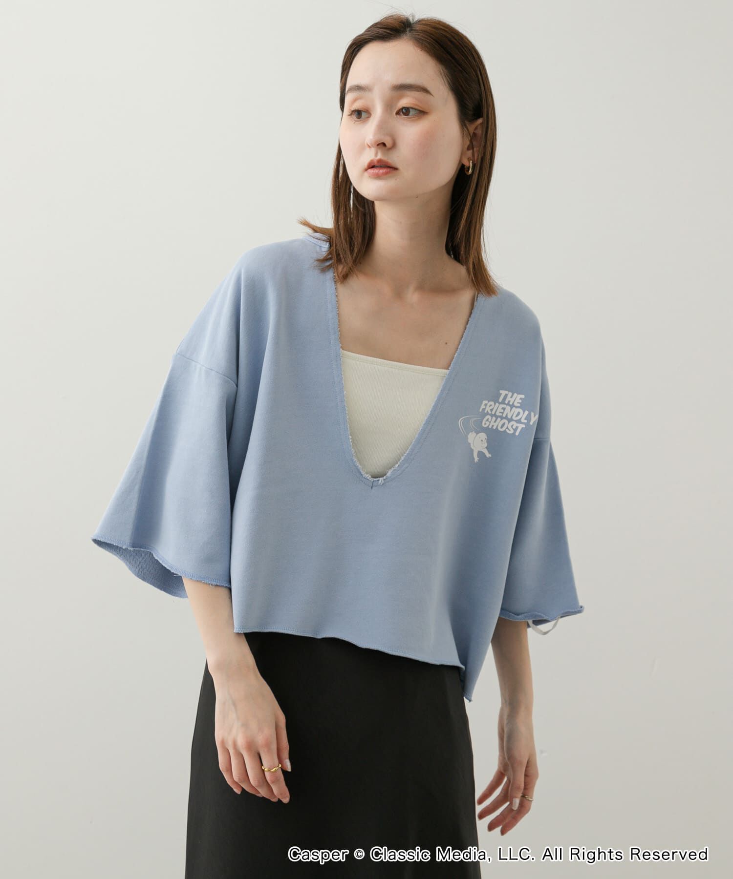 SENSE OF PLACE by URBAN RESEARCH「『別注』Casper&times;SENSE OF PLACE/スキッパートップ」|Tシャツ・カットソー|