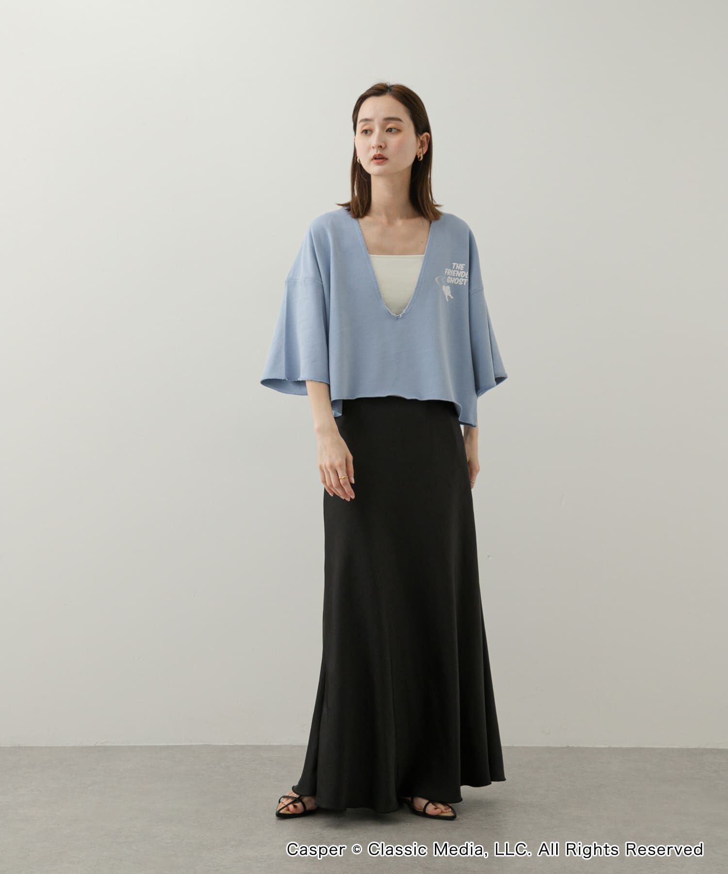 SENSE OF PLACE by URBAN RESEARCH「『別注』Casper&times;SENSE OF PLACE/スキッパートップ」|Tシャツ・カットソー|
