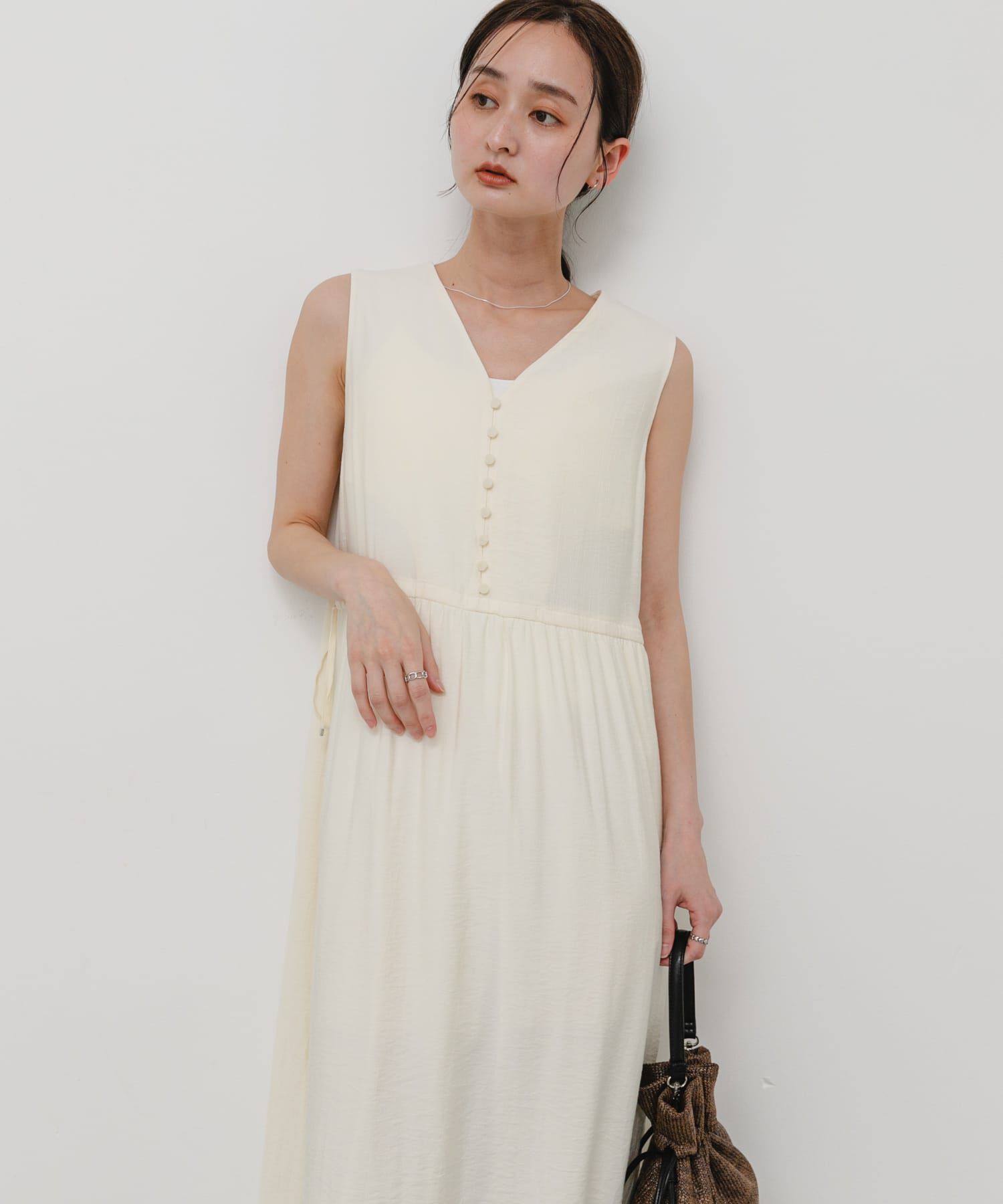 SENSE OF PLACE by URBAN RESEARCH「2wayウエストギャザーワンピース」|ワンピース|