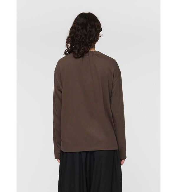 mizuiro ind「mizuiro ind ギャザーハイネックプルオーバー」|Tシャツ・カットソー|