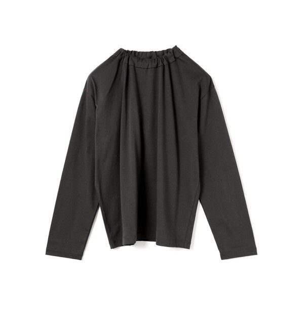 mizuiro ind「mizuiro ind ギャザーハイネックプルオーバー」|Tシャツ・カットソー|ブラック
