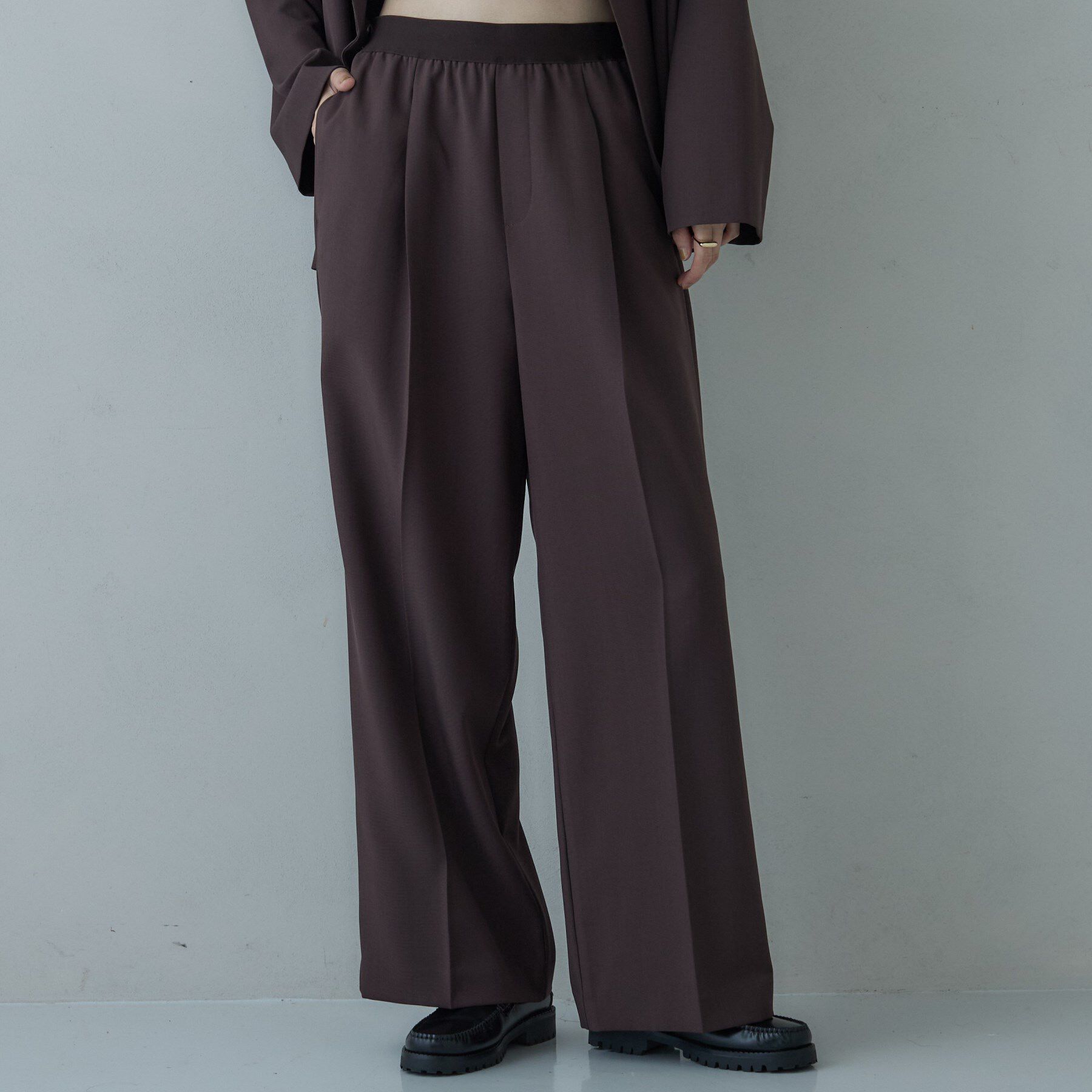 GALLEST「Comfy SET UP｜イージーストレートワイドパンツ【セットアップ対応／通勤/カセット服】」|その他|