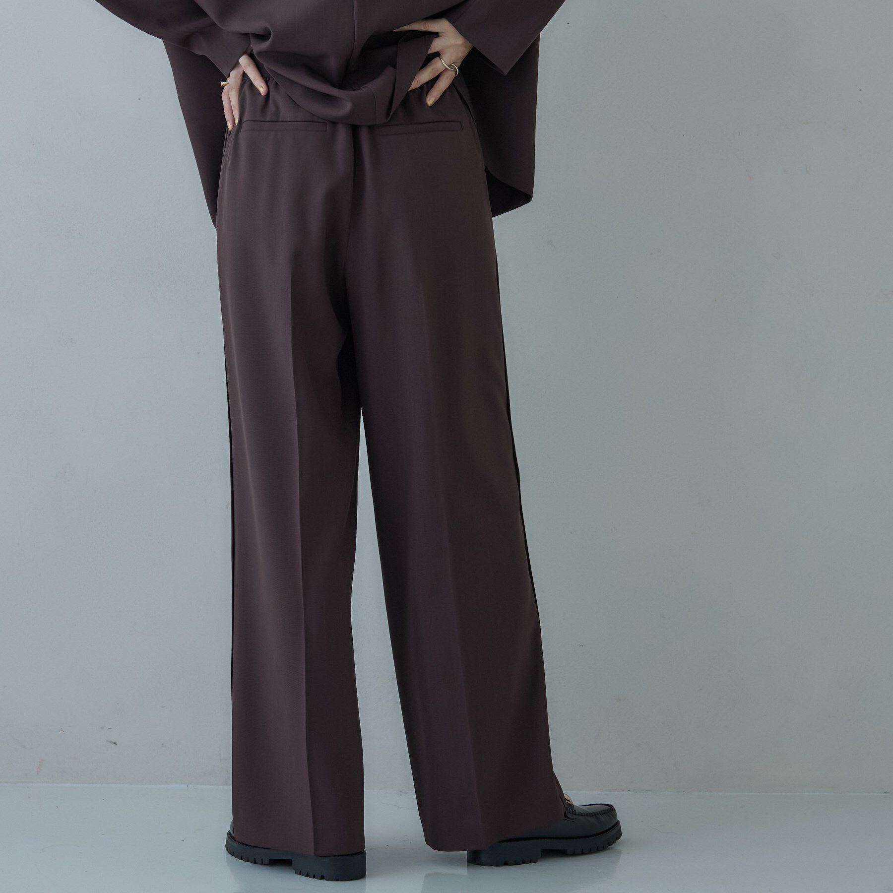 GALLEST「Comfy SET UP｜イージーストレートワイドパンツ【セットアップ対応／通勤/カセット服】」|その他|