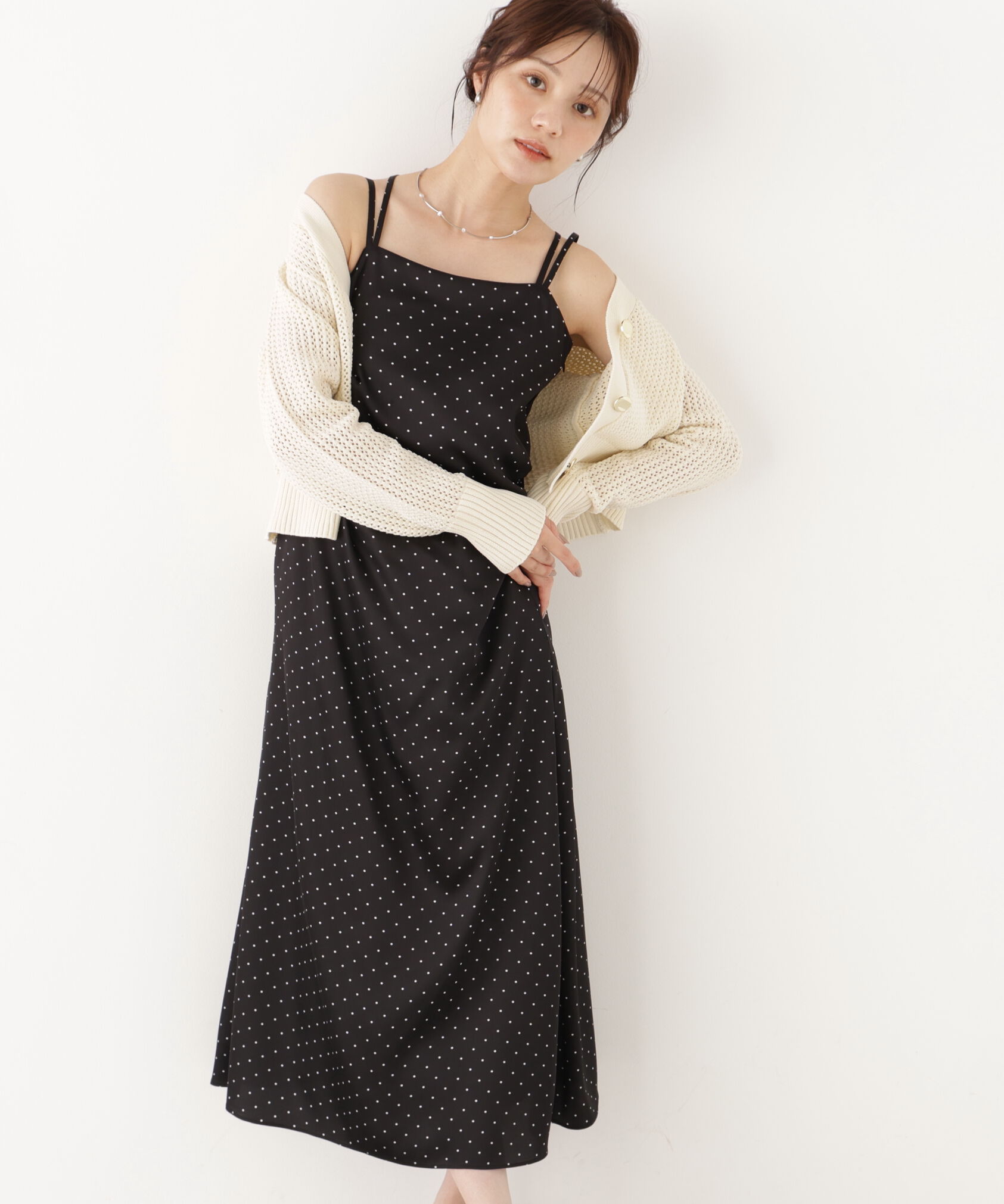 PROPORTION BODY DRESSING「タックキャミワンピース」|ワンピース|