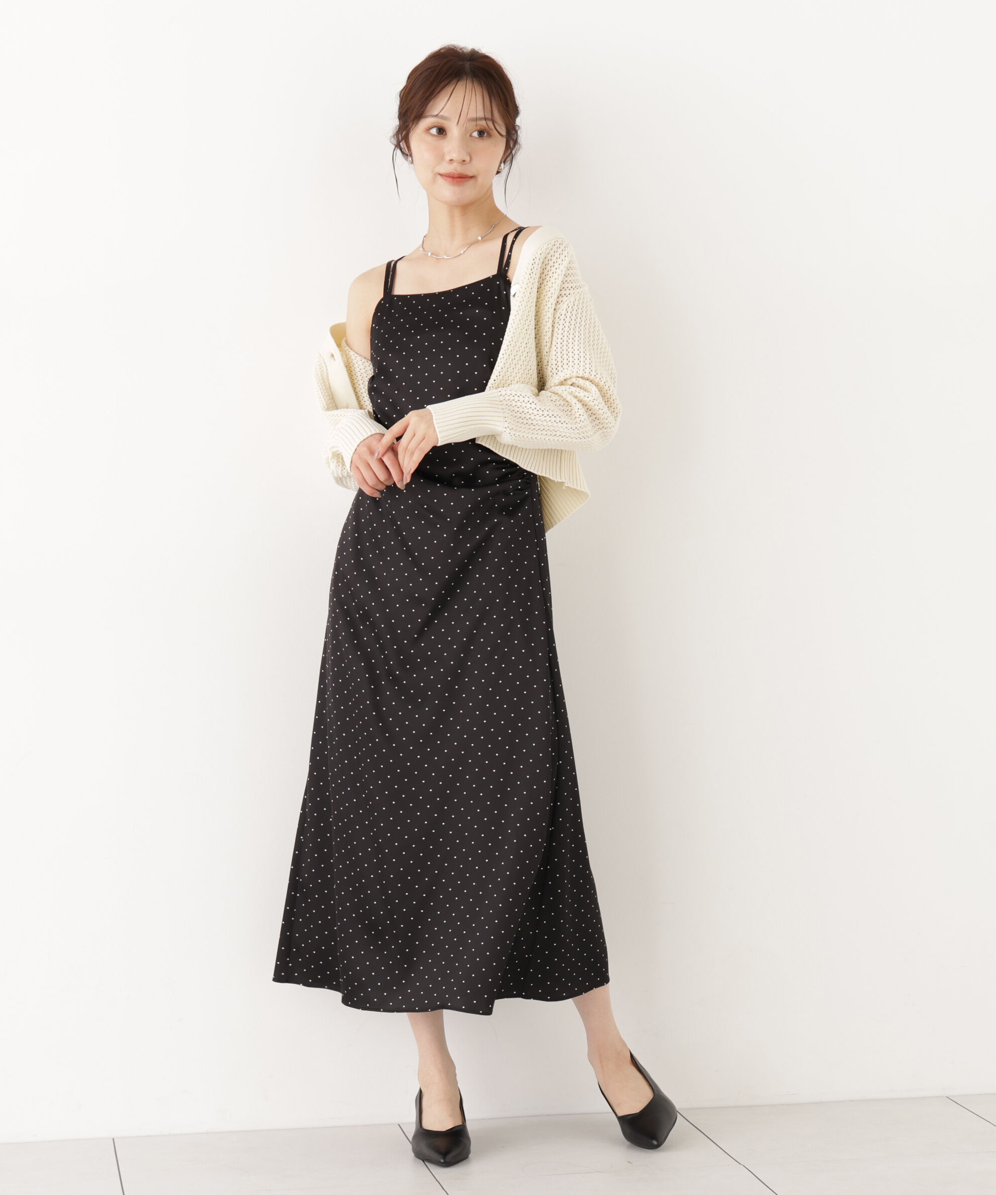 PROPORTION BODY DRESSING「タックキャミワンピース」|ワンピース|