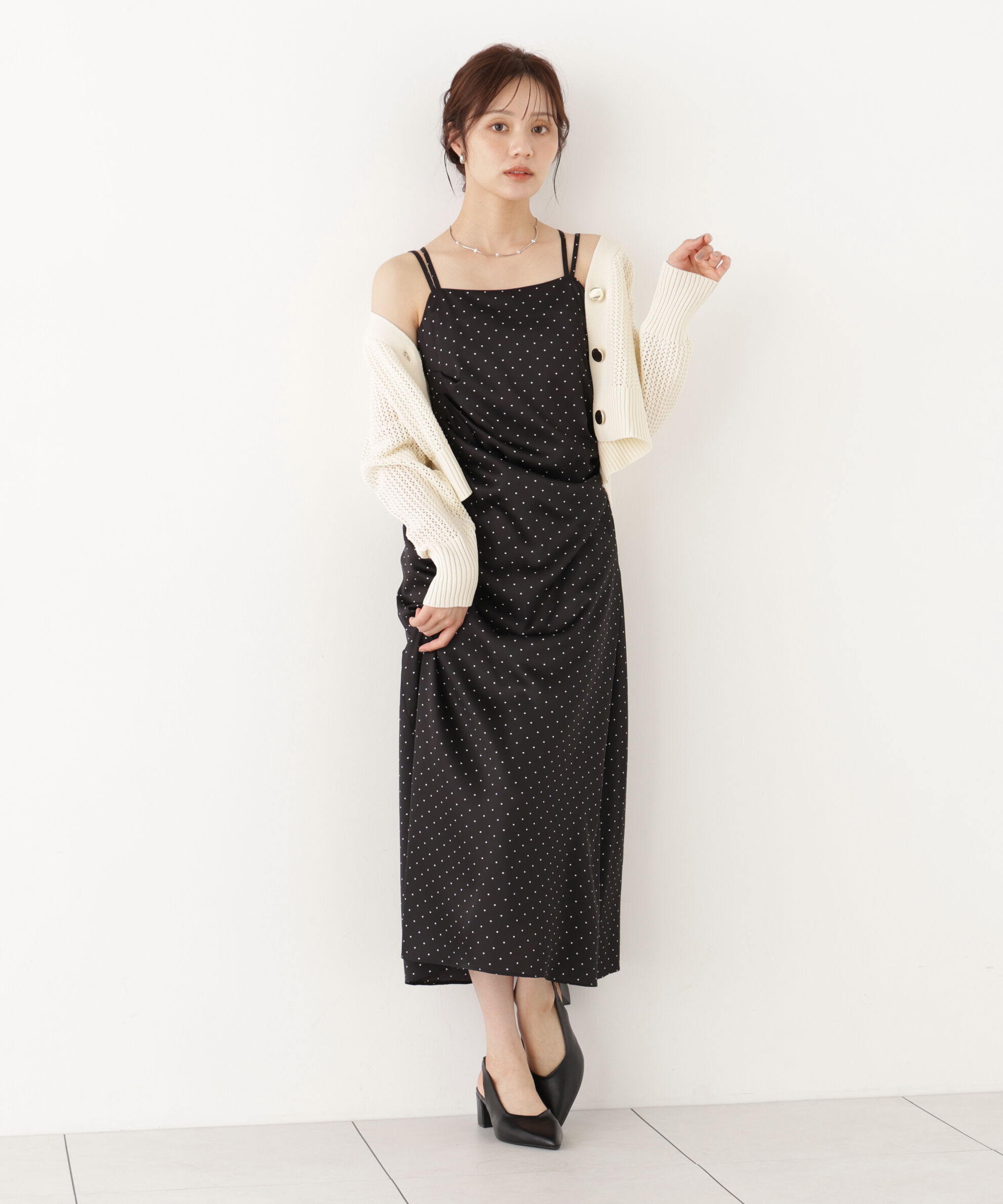 PROPORTION BODY DRESSING「タックキャミワンピース」|ワンピース|