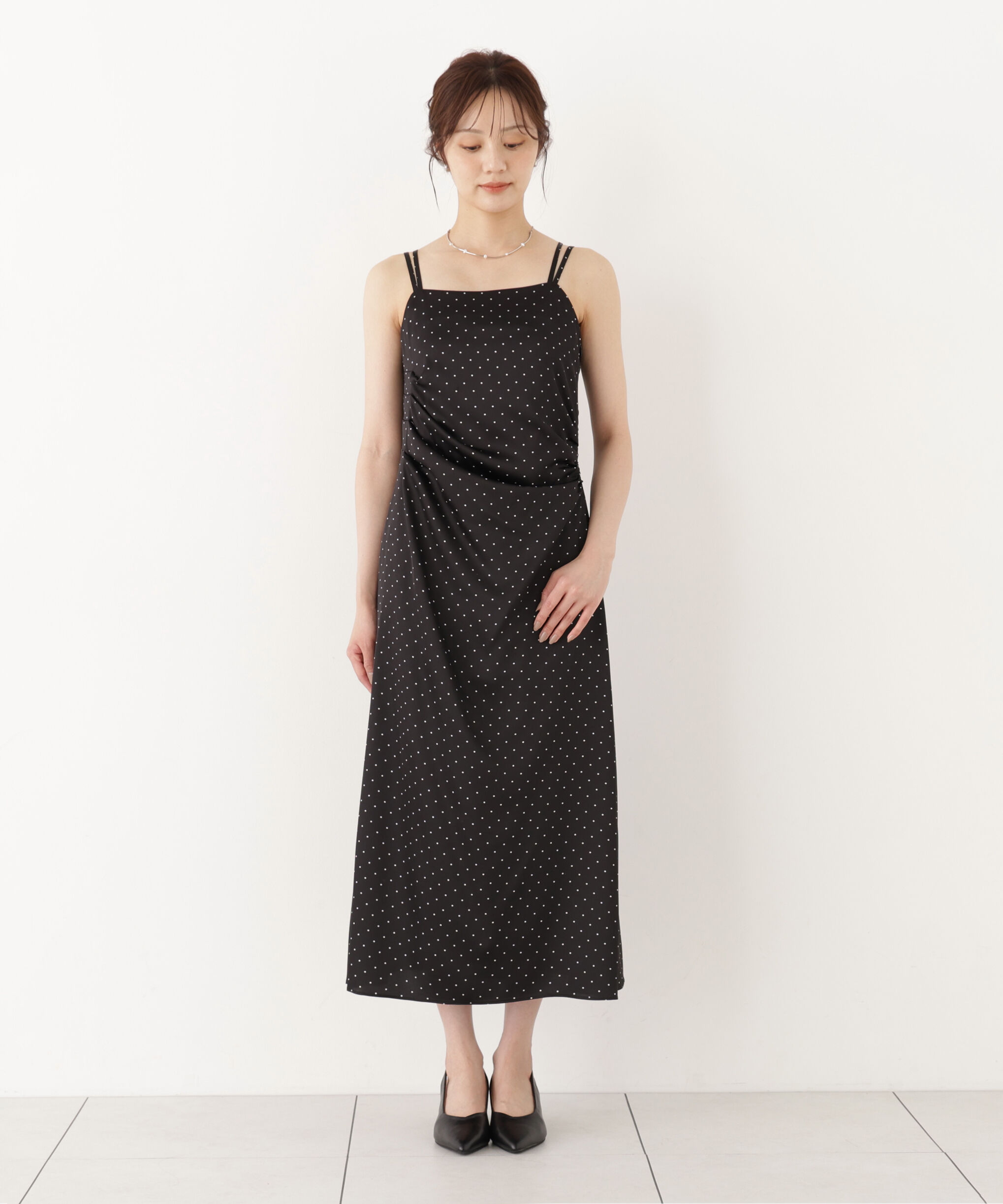 PROPORTION BODY DRESSING「タックキャミワンピース」|ワンピース|
