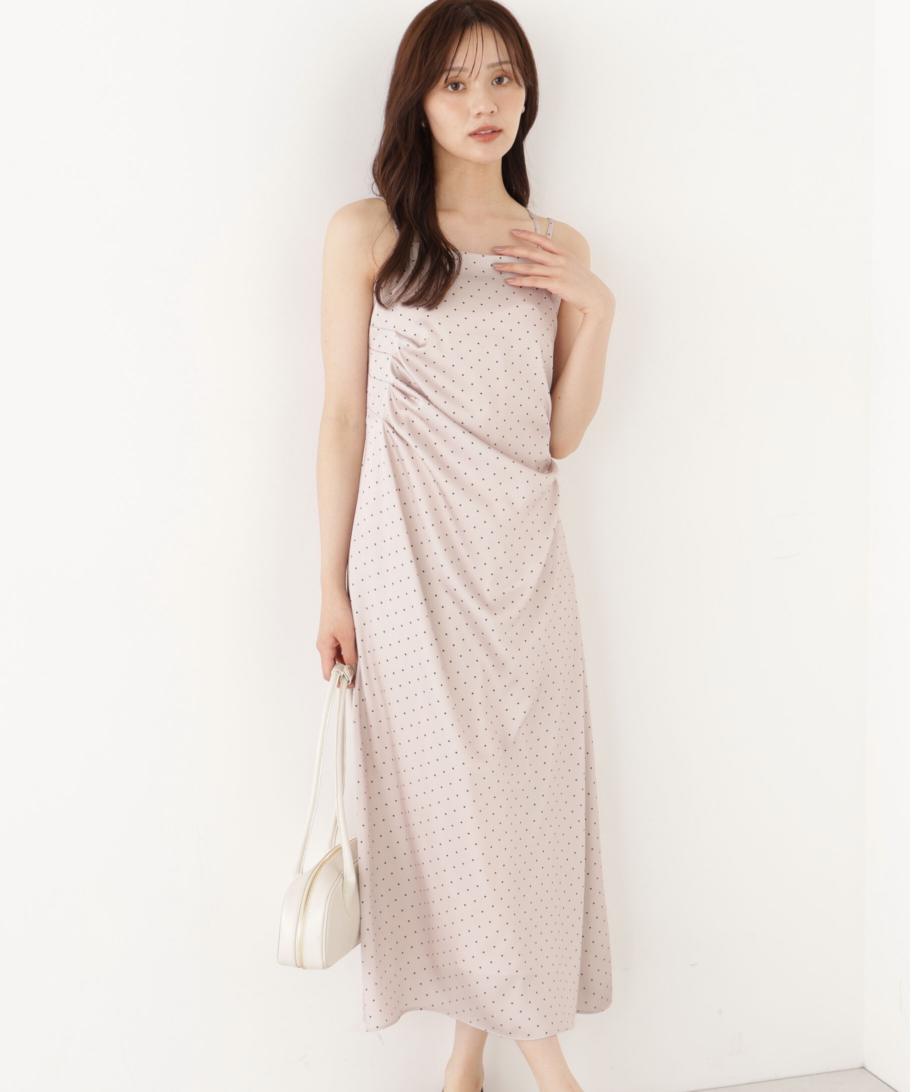 PROPORTION BODY DRESSING「タックキャミワンピース」|ワンピース|