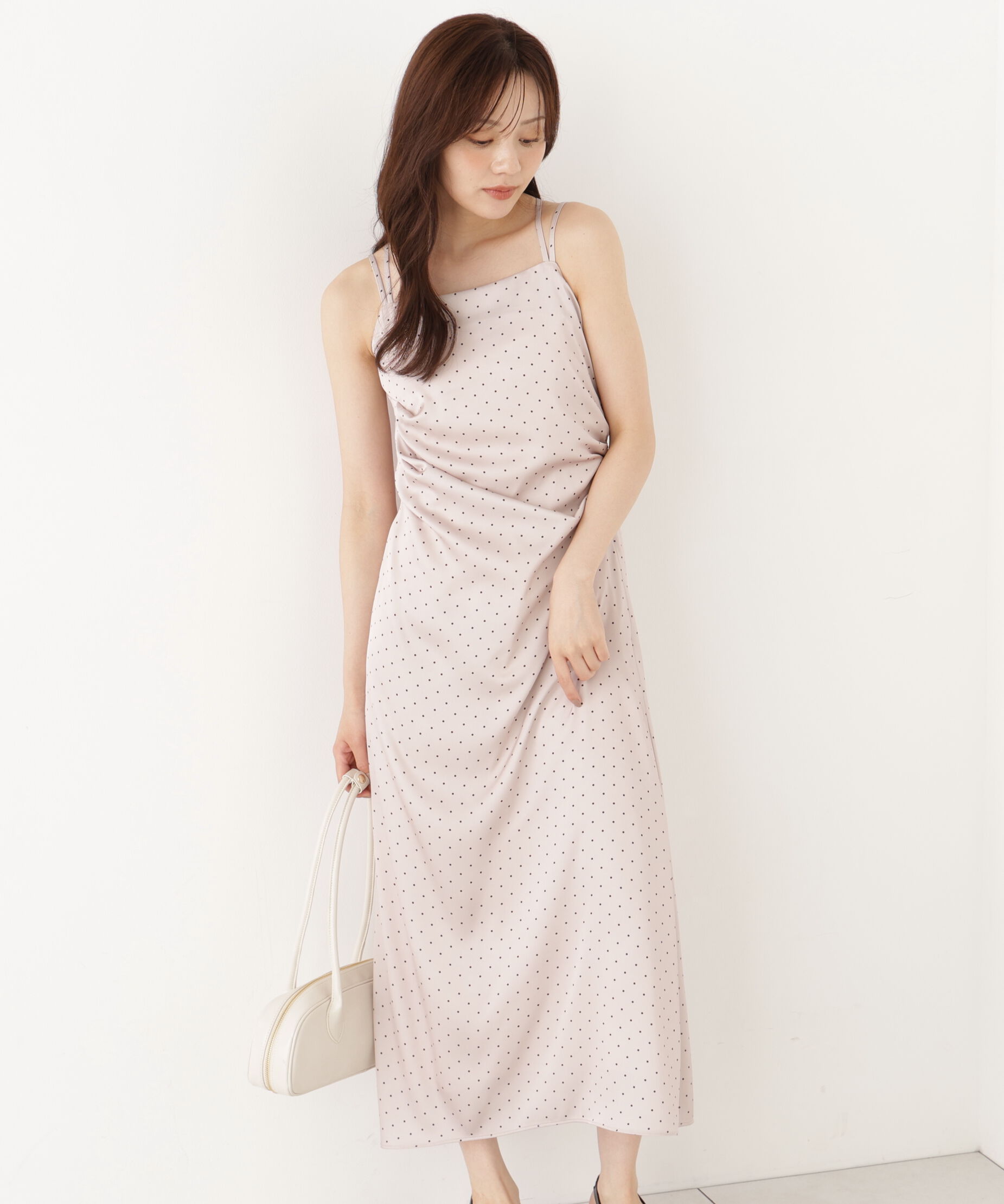 PROPORTION BODY DRESSING「タックキャミワンピース」|ワンピース|