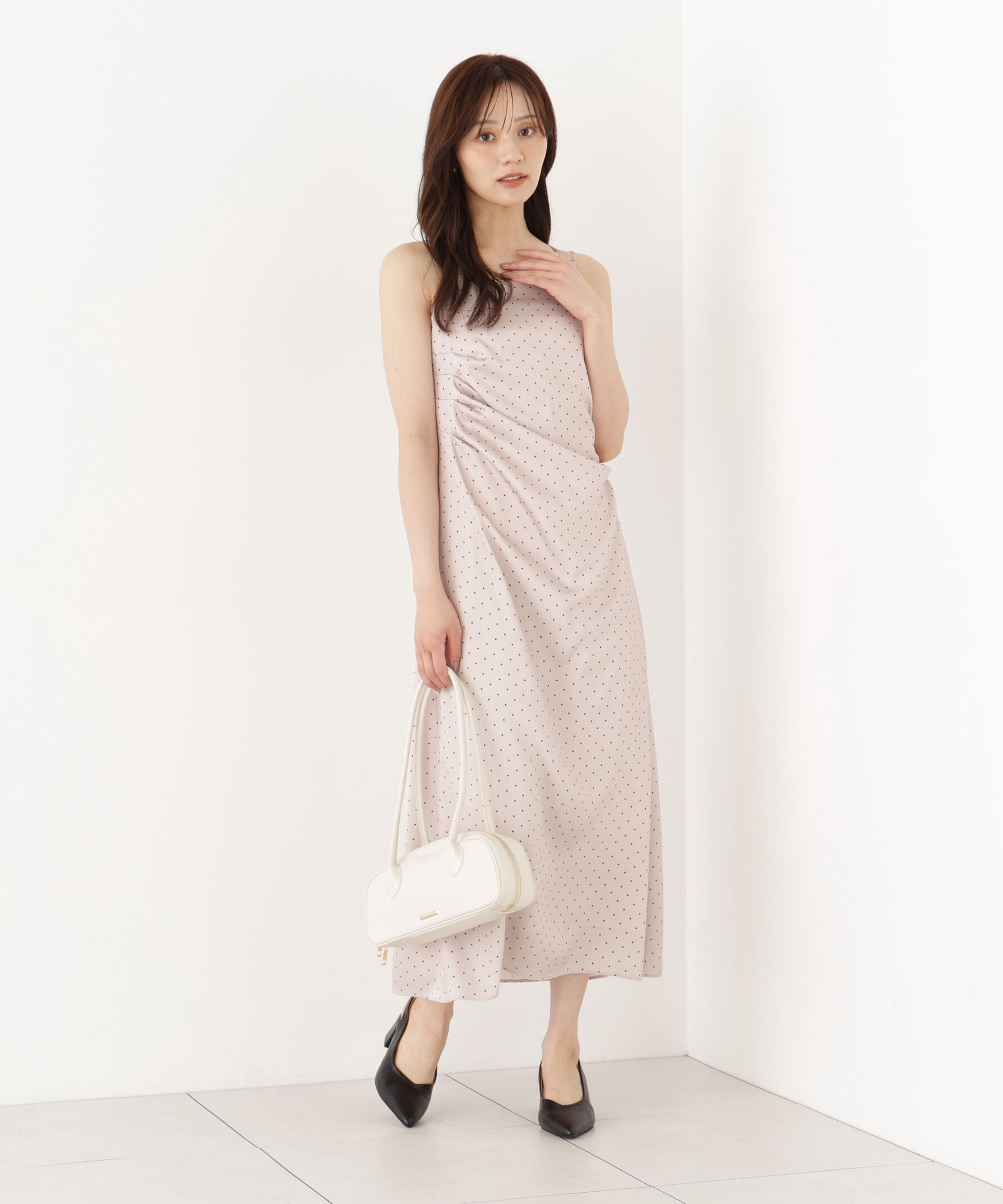 PROPORTION BODY DRESSING「タックキャミワンピース」|ワンピース|