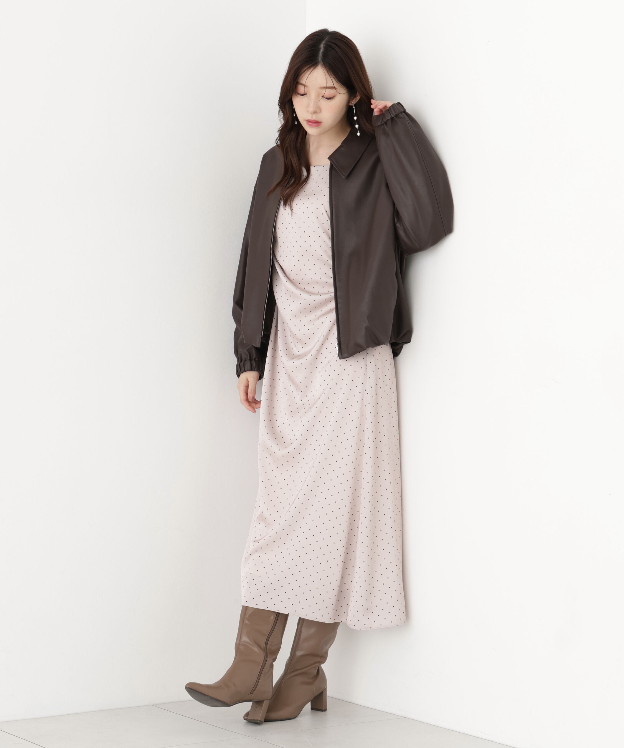 PROPORTION BODY DRESSING「タックキャミワンピース」|ワンピース|