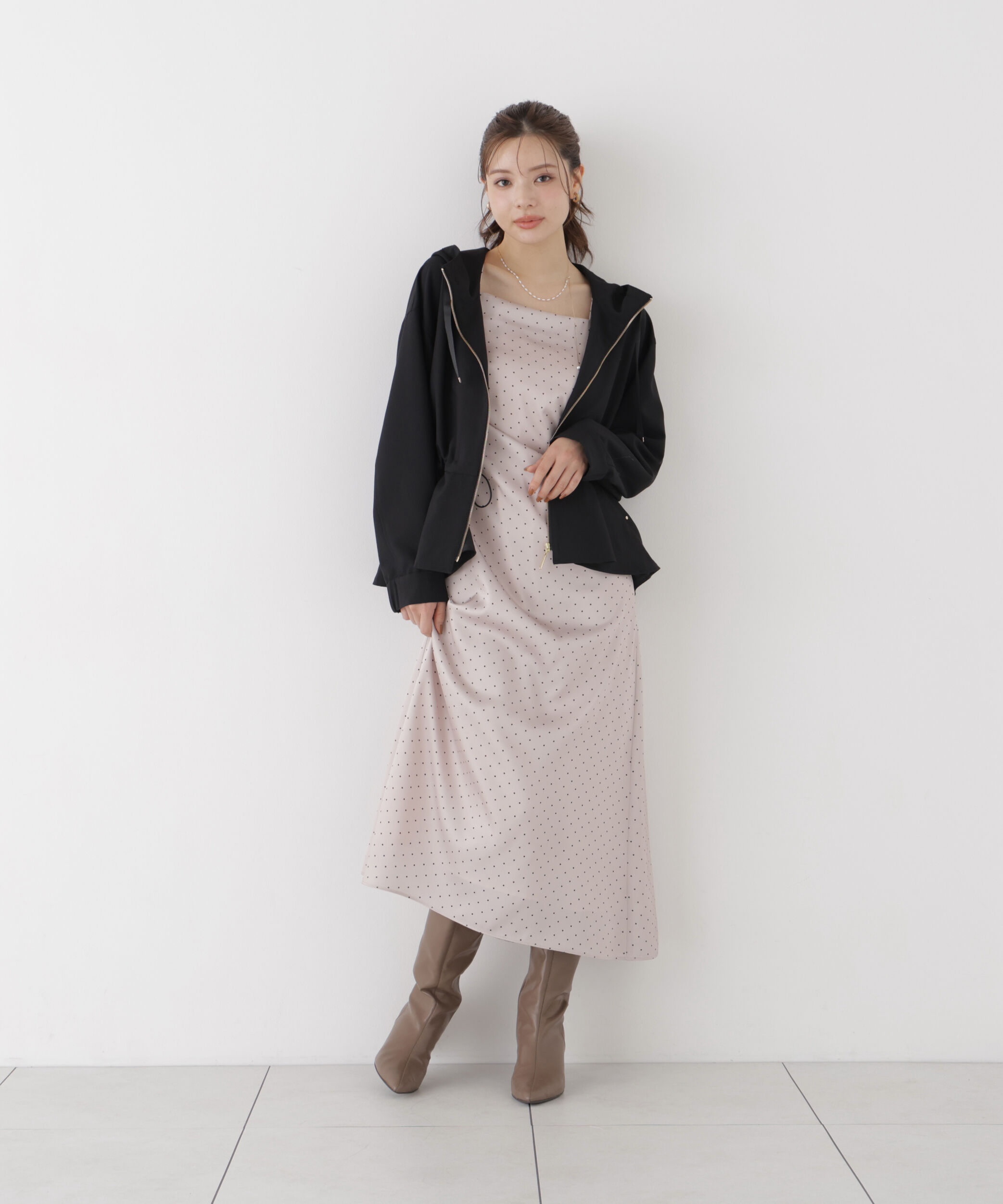 PROPORTION BODY DRESSING「タックキャミワンピース」|ワンピース|