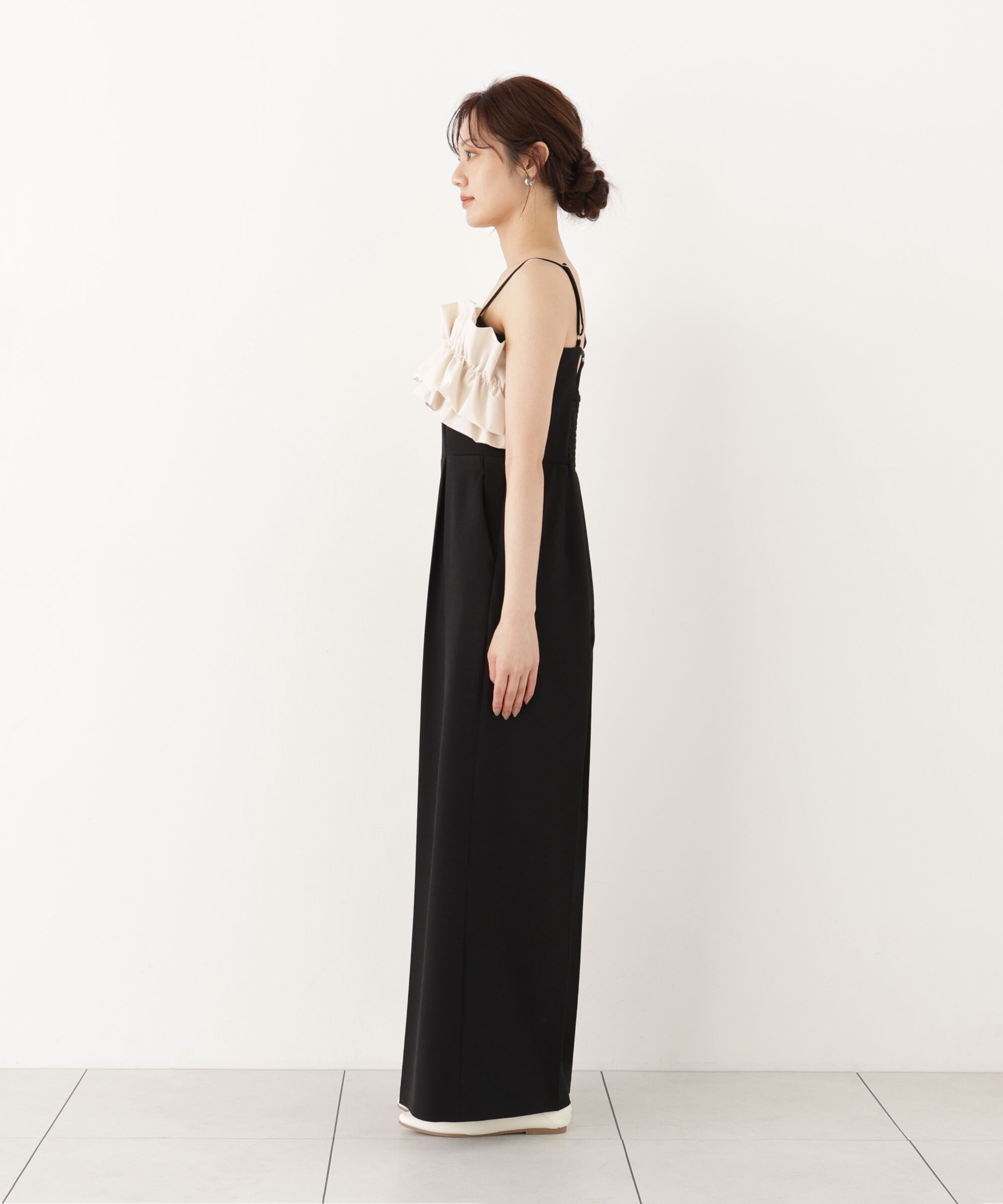 PROPORTION BODY DRESSING「フリルカラーオールインワン」|ワンピース|