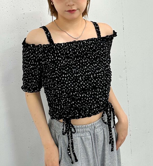 archives「小花柄カットレースオフショルＴＯＰＳ」|Tシャツ・カットソー|