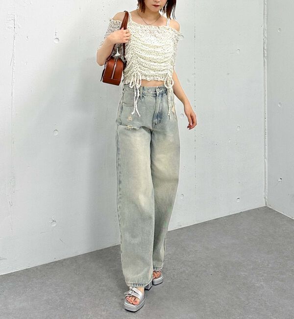 archives「小花柄カットレースオフショルＴＯＰＳ」|Tシャツ・カットソー|
