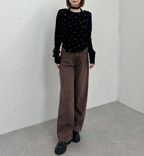 archives「花柄シアーベロアＴＯＰＳ」|Tシャツ・カットソー|