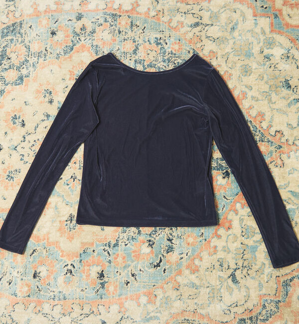 archives「シアーベロアカットＴＯＰＳ」|Tシャツ・カットソー|NAVY