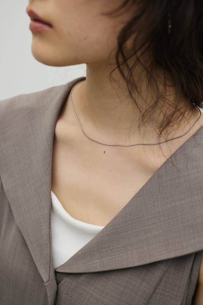 STYLEMIXER「スネークチェーンネックレス」|ネックレス|SLV