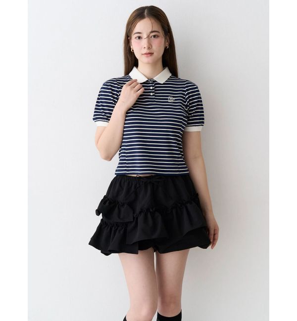 CALNAMUR「コンパクトポロカットソー」|Tシャツ・カットソー|