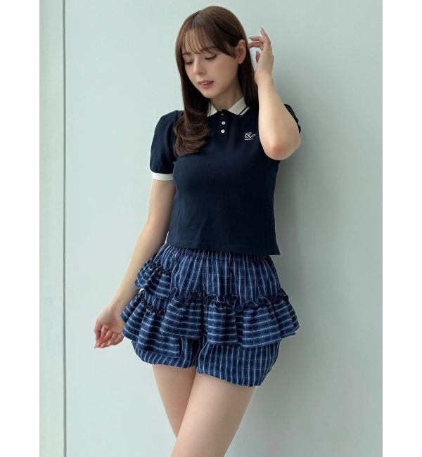 CALNAMUR「コンパクトポロカットソー」|Tシャツ・カットソー|