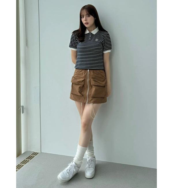 CALNAMUR「コンパクトポロカットソー」|Tシャツ・カットソー|