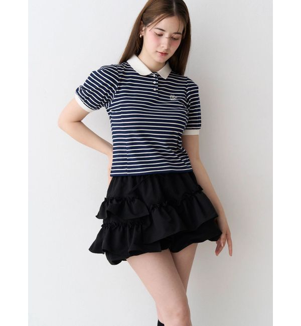 CALNAMUR「コンパクトポロカットソー」|Tシャツ・カットソー|