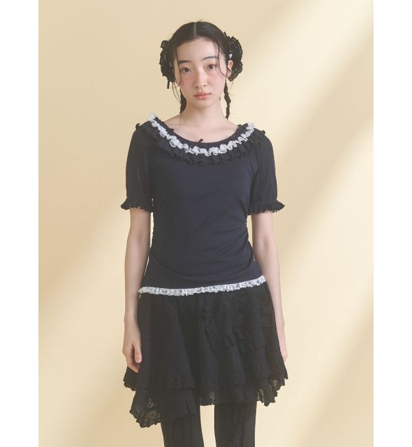 merry jenny「romantic frill summer top」|Tシャツ・カットソー|