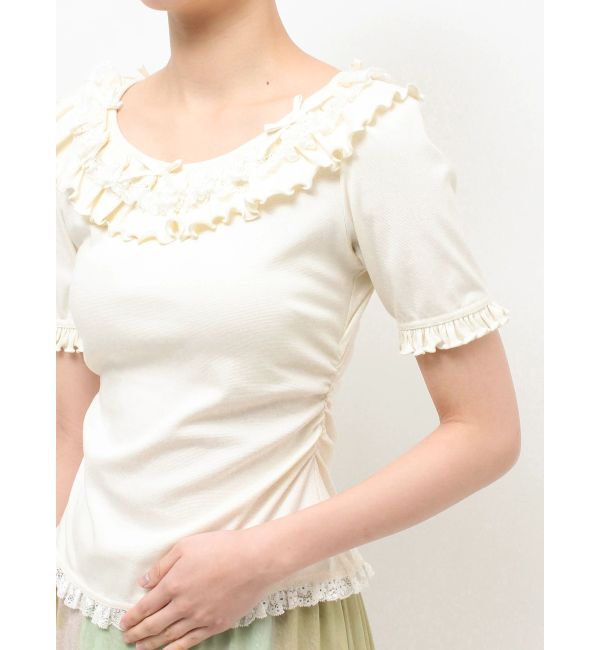 merry jenny「romantic frill summer top」|Tシャツ・カットソー|