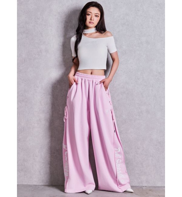 GYDA「GYDA&times;DC SIDE LACE UP WIDEパンツ」|その他|