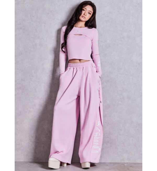 GYDA「GYDA&times;DC FRONT OPEN LONG SLEEVEトップス」|Tシャツ・カットソー|