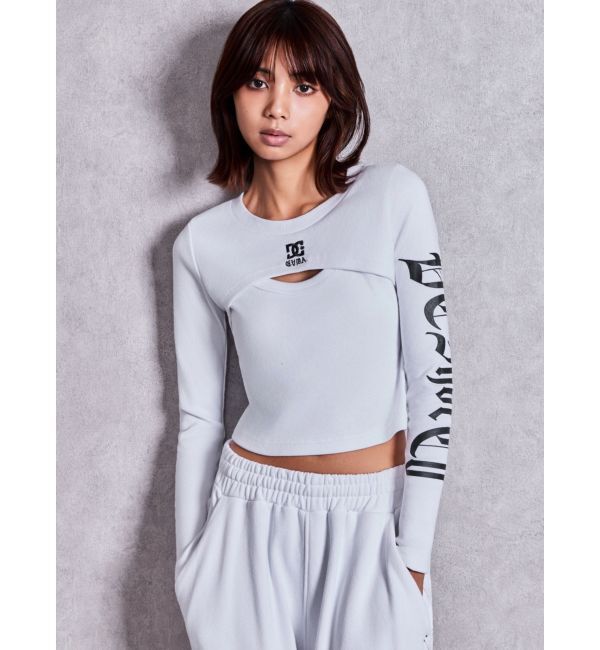 GYDA「GYDA&times;DC FRONT OPEN LONG SLEEVEトップス」|Tシャツ・カットソー|