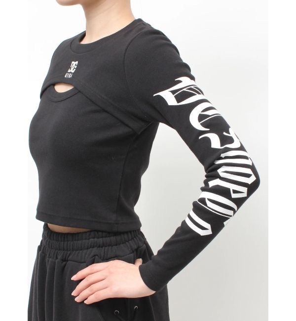 GYDA「GYDA&times;DC FRONT OPEN LONG SLEEVEトップス」|Tシャツ・カットソー|