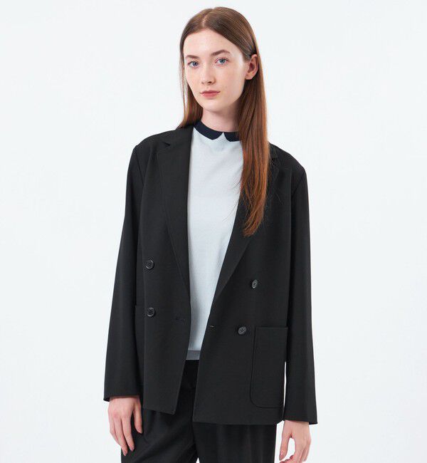 MACKINTOSH PHILOSOPHY「【MP STANDARD JACKET】【Hornby(ホーンビー)】WARM TWILL製」|テーラードジャケット|ブラック