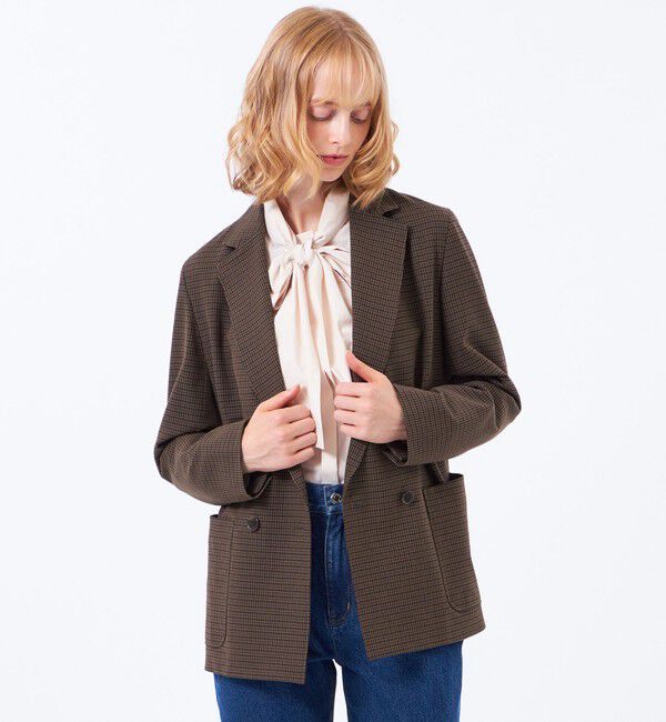 MACKINTOSH PHILOSOPHY「【MP STANDARD JACKET】【Hornby(ホーンビー)】WARM TWILL製」|テーラードジャケット|ベージュ