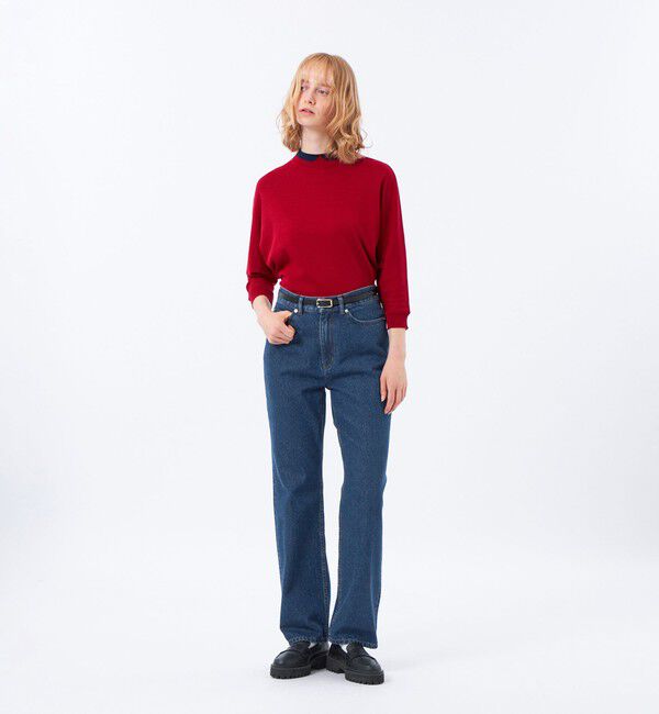 MACKINTOSH PHILOSOPHY「【Cleric Collar Knit(クレリックカラーニット)】ドルマンスリーブ」|ニット・セーター|