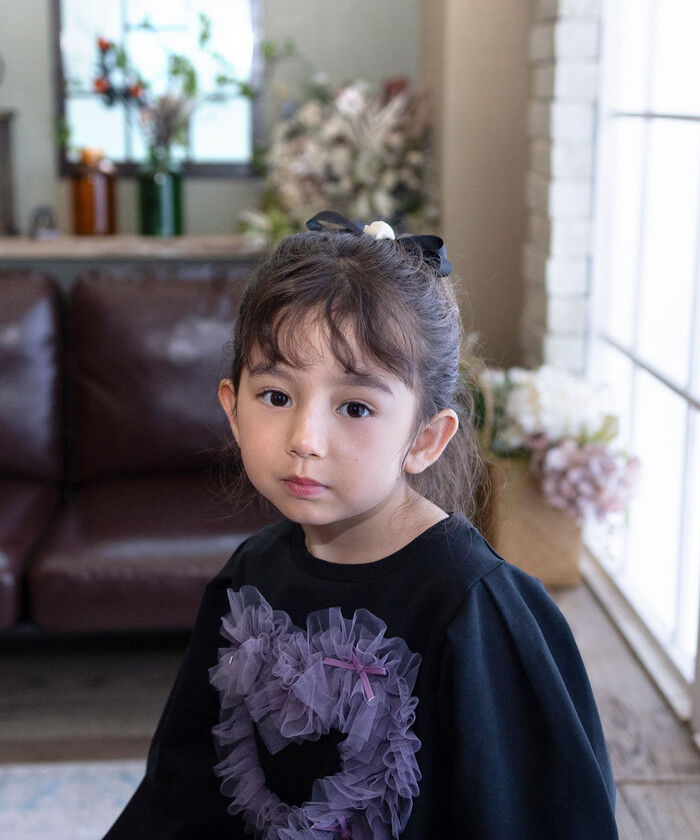 BACKYARD FAMILY「Rora ヘアゴム キッズ 通販 ローズ リボン 髪ゴム 髪飾り 髪どめ 髪留め ヘアアクセサリー」|ヘアゴム・シュシュ|