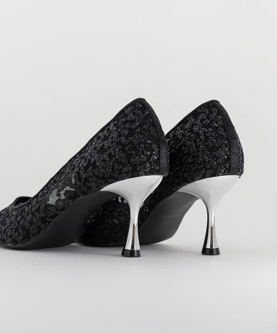  「グリッターチュールパンプス」|パンプス|