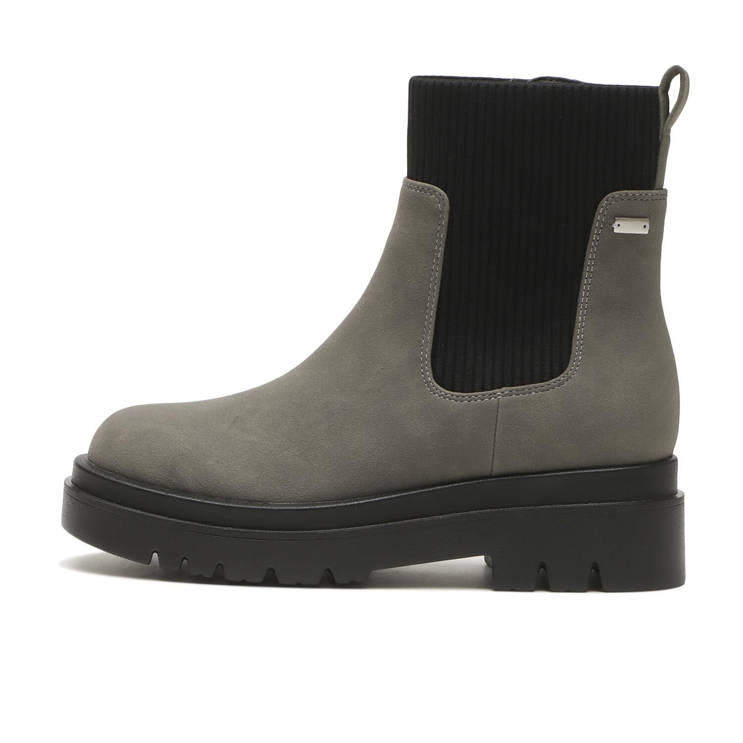 ABC SELECT「【ABC SELECT】RIB KNIT BOOTS5」|スニーカー|グレー